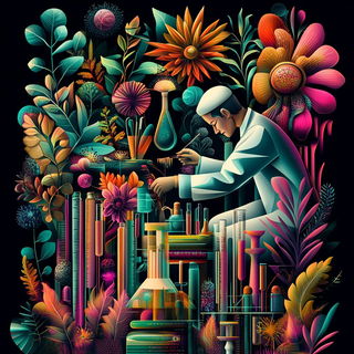 Vanta Spire Collective style, Midjourney V6.1: editorial illustration for popular scientific magazine cover