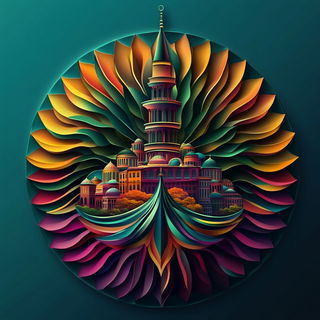 Vanta Spire Collective style, Midjourney V6.1: bold minimalist logo design for Istanbul city municipal services