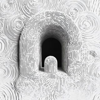 Risolith style, Midjourney V6.1: abstract 3D render