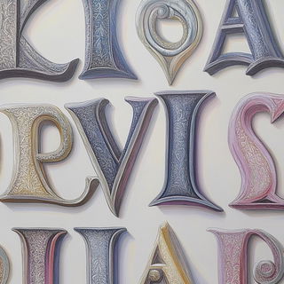 Sunshell Mascotry style, Midjourney V6.1: typographic composition with large letters