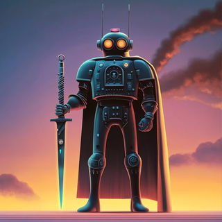 Draperygorgon style, Midjourney V6.1: concept art character design of retropunk steam knight