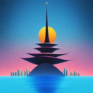 Draperygorgon style, Midjourney V6.1: bold minimalist logo design for Istanbul city municipal services