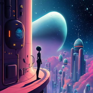 Draperygorgon style, Midjourney V6.1: cinematic shot from sci-fi movie