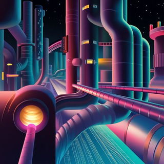 Draperygorgon style, Midjourney V6.1: technical infrastructure blueprint schematics