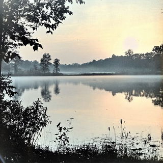 Lanterneaux style, Midjourney V6.1: realistic landscape photograph of quiet dawn