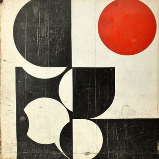 Lanterneaux style, Midjourney V6.1: typographic composition with large letters