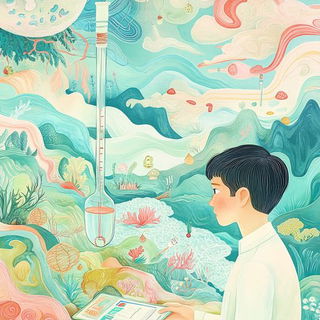 Inkbulwark style, Midjourney V6.1: editorial illustration for popular scientific magazine cover
