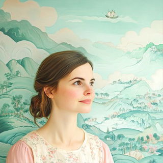 Inkbulwark style, Midjourney V6.1: photographic portrait of female protagonist