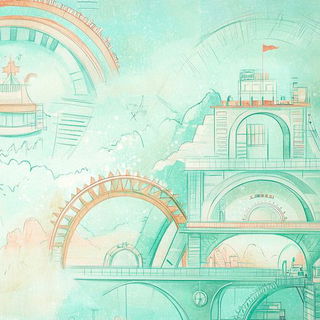Inkbulwark style, Midjourney V6.1: technical infrastructure blueprint schematics