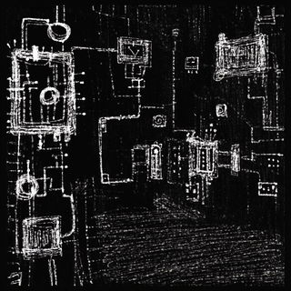 Sepia Marionette Overlays style, Midjourney V6.1: technical infrastructure blueprint schematics