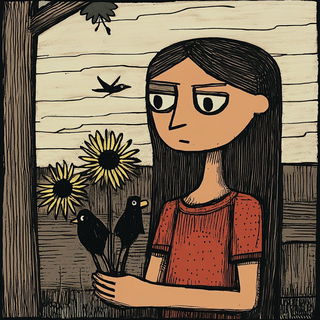Hatchmonasticism style, Midjourney V6.1: traditional folk art