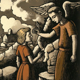 Hatchmonasticism style, Midjourney V6.1: classical 18th-century oil painting