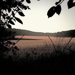 Hatchmonasticism style, Midjourney V6.1: realistic landscape photograph of quiet dawn