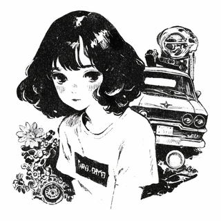 Waxbound Skyfolk style, Midjourney V6.1: black-and-white manga comic strip