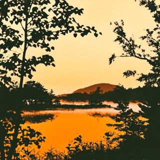 Waxbound Skyfolk style, Midjourney V6.1: realistic landscape photograph of quiet dawn