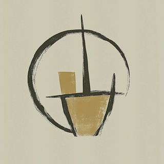 Desert Iconographicism style, Midjourney V6.1: bold minimalist logo design for Istanbul city municipal services
