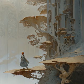 Sternum Noir style, Midjourney V6.1: retro fairy-tale illustration