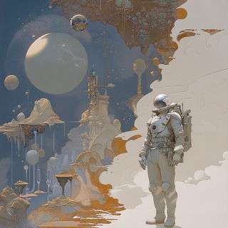 Sternum Noir style, Midjourney V6.1: editorial illustration for popular scientific magazine cover