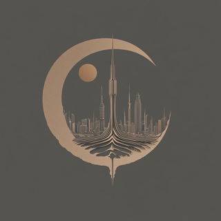 Sternum Noir style, Midjourney V6.1: bold minimalist logo design for Istanbul city municipal services