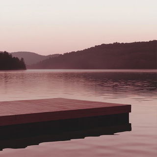 Mythiclad style, Midjourney V6.1: realistic landscape photograph of quiet dawn
