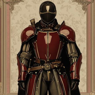 Starburst Visage style, Midjourney V6.1: concept art character design of retropunk steam knight