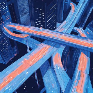 Inkweather style, Midjourney V6.1: technical infrastructure blueprint schematics