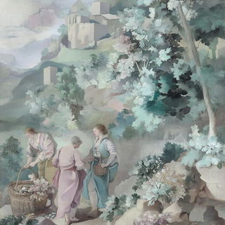 Screamoire style, Midjourney V6.1: classical 18th-century oil painting