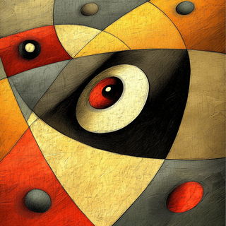 Poppeterrain style, Midjourney V6.1: creative pattern composition