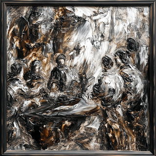 Hatchharbor style, Midjourney V6.1: classical 18th-century oil painting