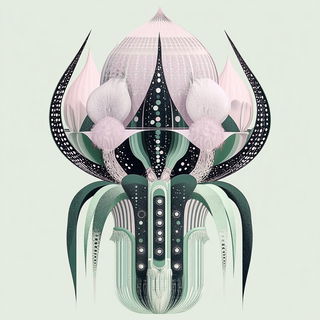 Stopmorphia style, Midjourney V6.1: abstract 3D render
