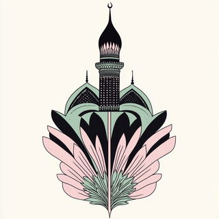 Stopmorphia style, Midjourney V6.1: bold minimalist logo design for Istanbul city municipal services