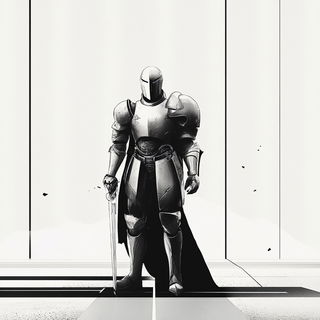 Misregister Anatomy style, Midjourney V6.1: concept art character design of retropunk steam knight