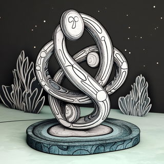 Goldfish Glaze Event style, Midjourney V6.1: abstract 3D render