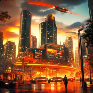 Alpinegrid style, Midjourney V6.1: megacity with futuristic bioarchitecture