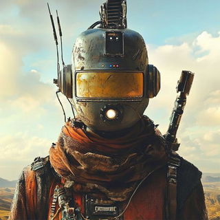 Botanofumism style, Midjourney V6.1: concept art character design of retropunk steam knight