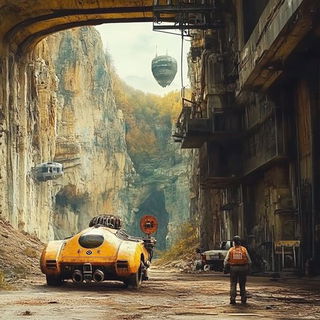 Botanofumism style, Midjourney V6.1: cinematic shot from sci-fi movie
