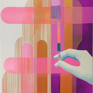 Gouachegraph style, Midjourney V6.1: editorial illustration for popular scientific magazine cover
