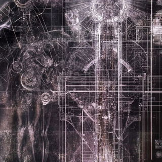 Molten Bokehism style, Midjourney V6.1: technical infrastructure blueprint schematics