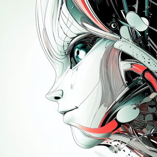 Azureblush Figures style, Midjourney V6.1: abstract 3D render