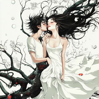 Azureblush Figures style, Midjourney V6.1: retro fairy-tale illustration