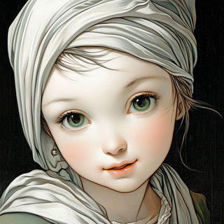 Azureblush Figures style, Midjourney V6.1: classical 18th-century oil painting