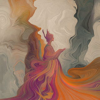 Ornacubism style, Midjourney V6.1: retro fairy-tale illustration