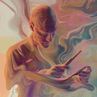 Ornacubism style, Midjourney V6.1: editorial illustration for popular scientific magazine cover