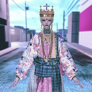 Chromatoga style, Midjourney V6.1: haute-couture fashion outfit