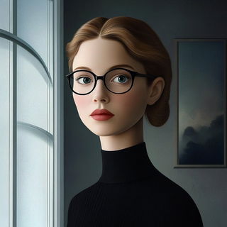 Bougainvillea Occlusion style, Midjourney V6.1: photographic portrait of female protagonist