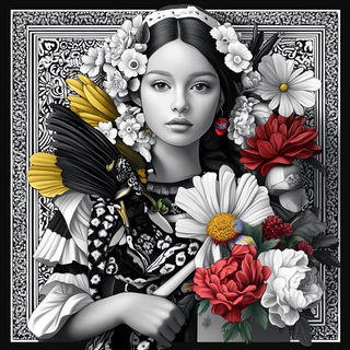 Gothicrucible style, Midjourney V6.1: traditional folk art