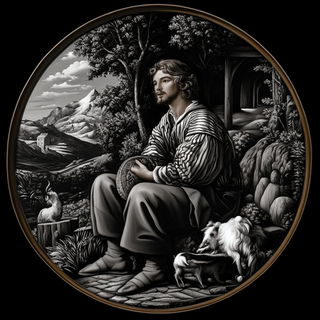 Gothicrucible style, Midjourney V6.1: classical 18th-century oil painting