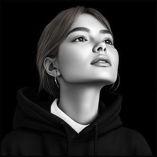 Gothicrucible style, Midjourney V6.1: photographic portrait of female protagonist