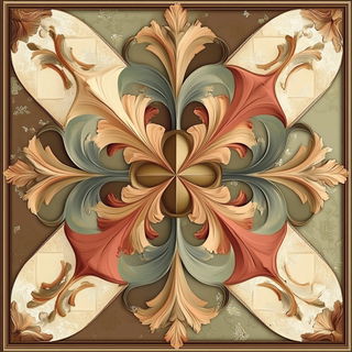 Redfoil Apocalypse style, Midjourney V6.1: creative pattern composition