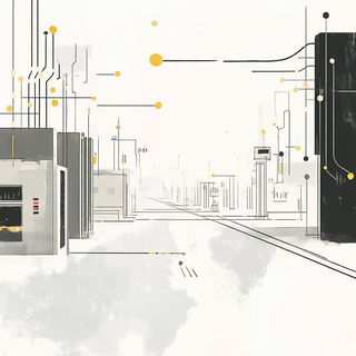 Glaciocarnivale style, Midjourney V6.1: technical infrastructure blueprint schematics